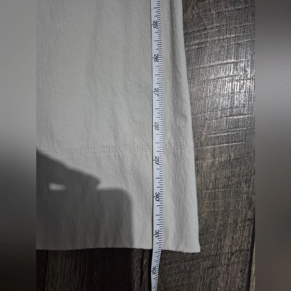 COPY 🍋 Lululemon Stretch Woven Wide-Leg High-Rise Pant, Bone, size L - Picture 13 of 14